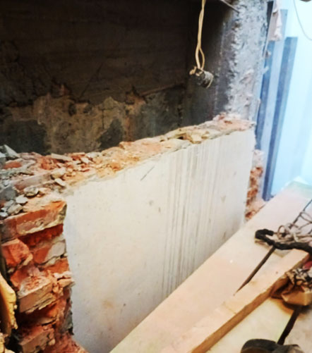 wyburzanie ściany nośnej w pomieszczeniu